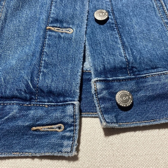 LOFT | Denim Trucker Jacket - Picture 16 of 16